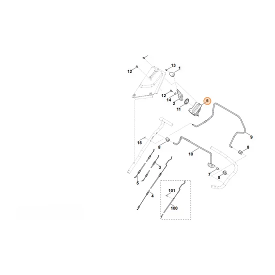 Stihl  Uchwyt 6364 704 2700